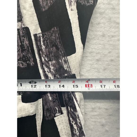 Donna Morgan Abstract Brushstroke Sheath Dress 12P Old Money - Picture 8 of 12